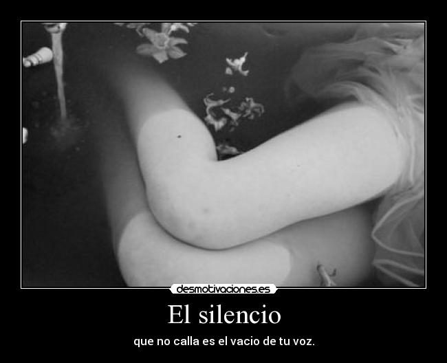El silencio -