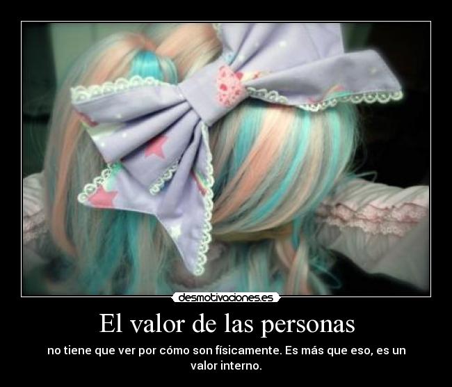 El valor de las personas -