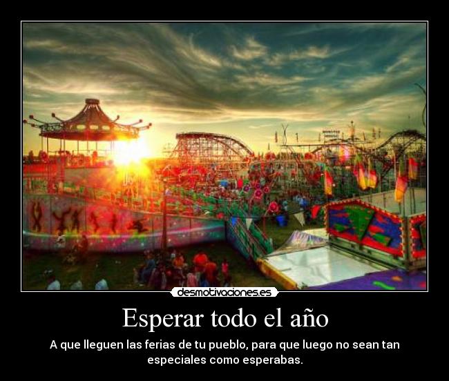 Esperar todo el año - 