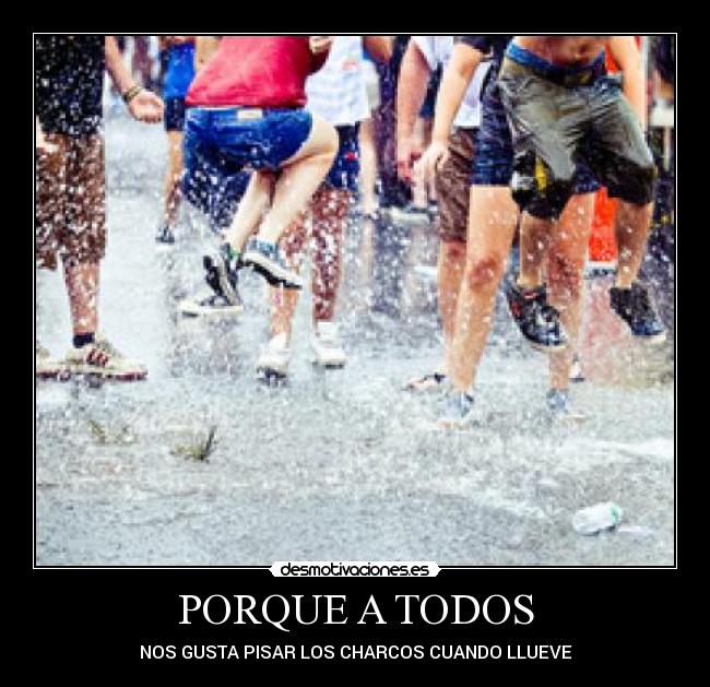 carteles cuando llueve desmotivaciones