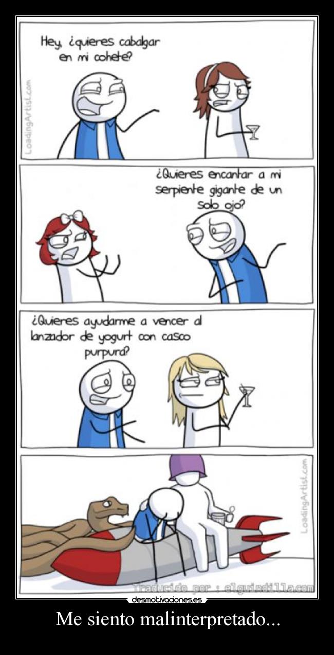 Me siento malinterpretado... - 