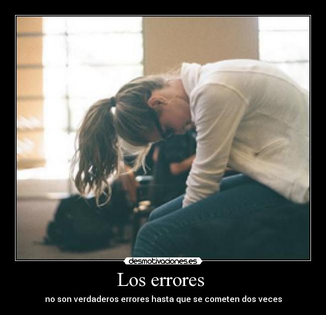 Los errores  - 