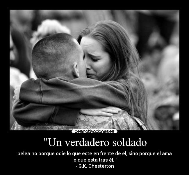 Un verdadero soldado -