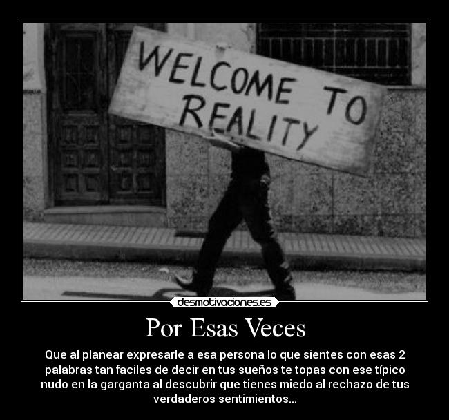 Por Esas Veces -