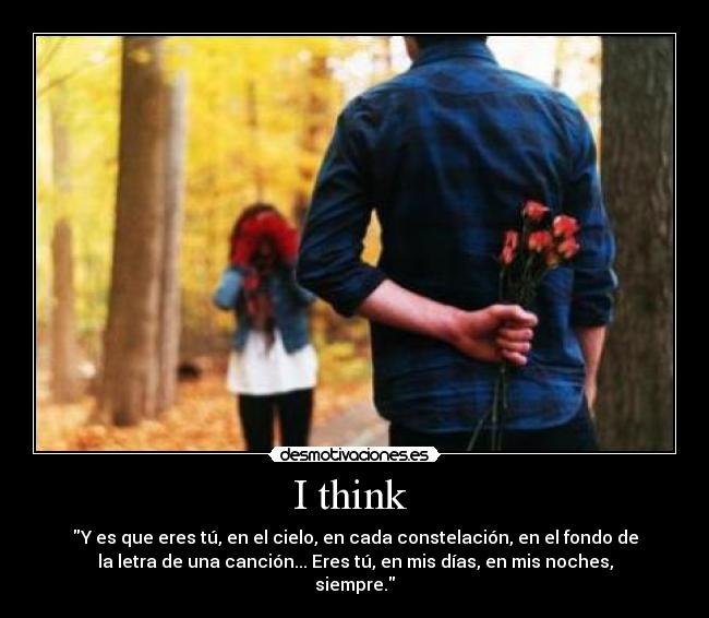 I think  - 
