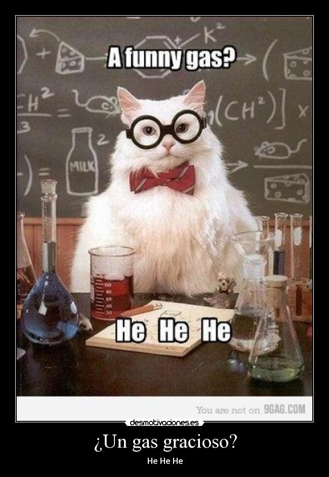 ¿Un gas gracioso? - 