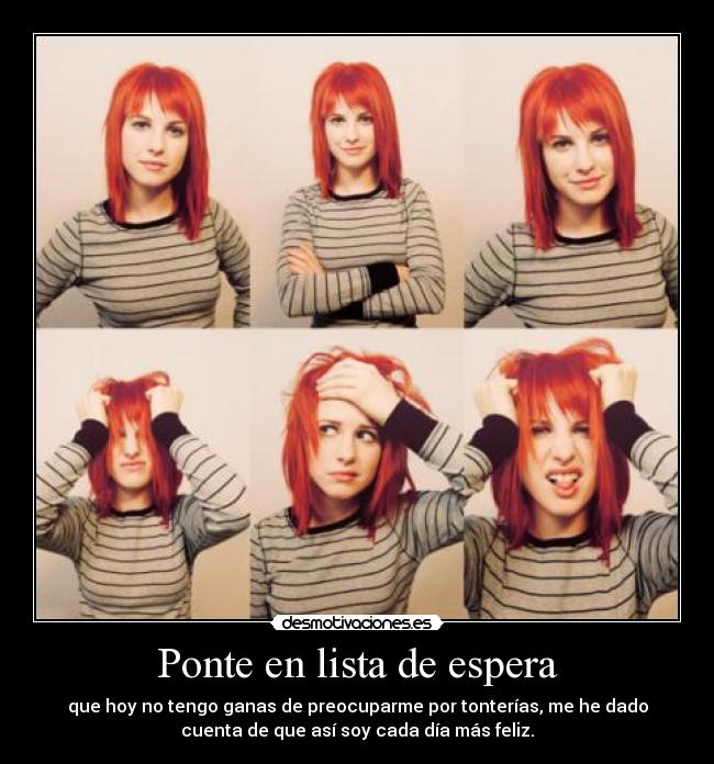 Ponte en lista de espera - 