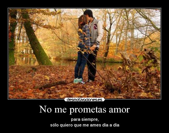 No me prometas amor - 