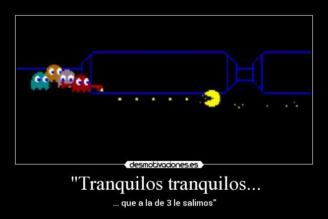 carteles pacman inky pinky blinky clyde desmotivaciones