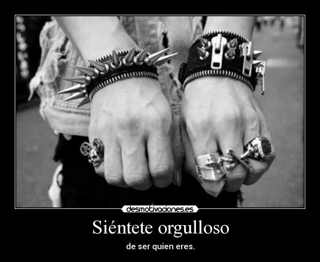 Siéntete orgulloso - 