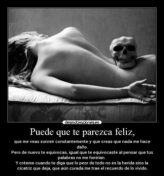 carteles parezco una chica dura pero las cosas afectan aunque creas desmotivaciones