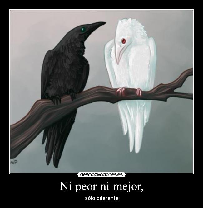 Ni peor ni mejor, -
