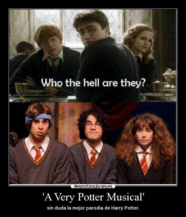 carteles very potter musical darren criss starkid desmotivaciones