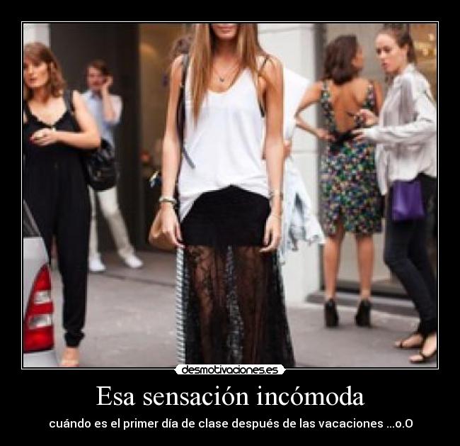 Esa sensación incómoda - 
