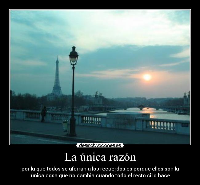 La única razón -