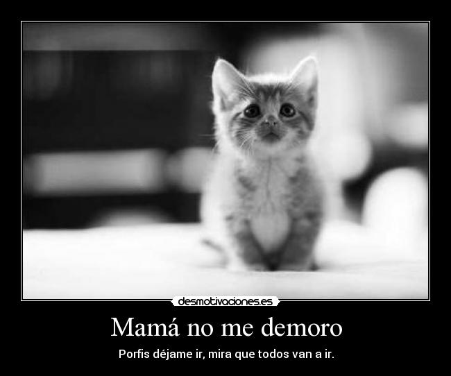 Mamá no me demoro -