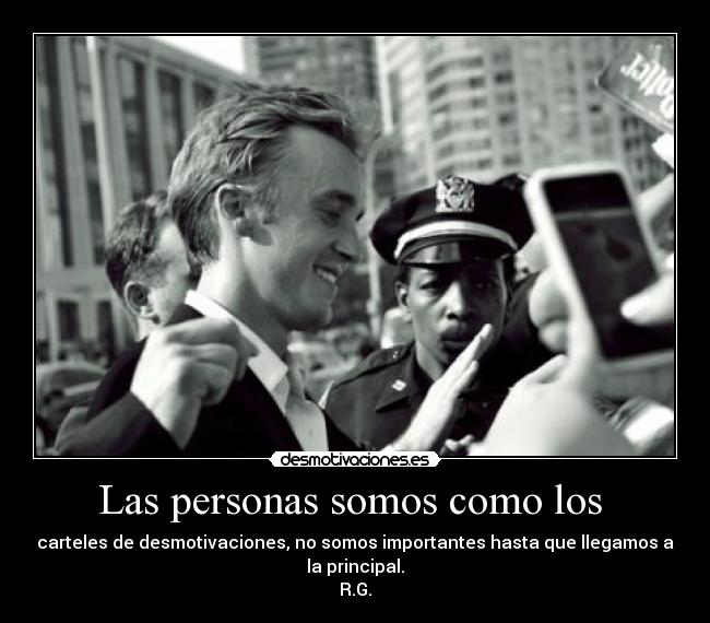 Las personas somos como los -