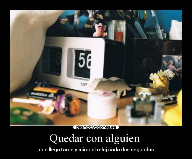 Quedar con alguien -