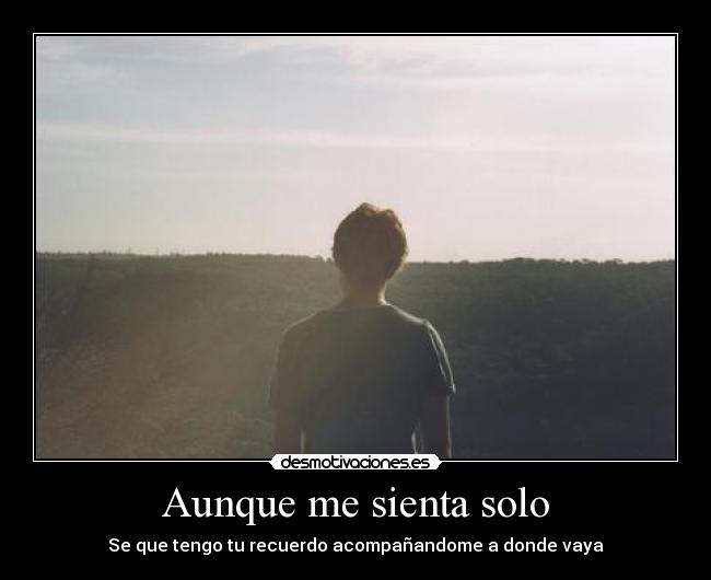 Aunque me sienta solo -