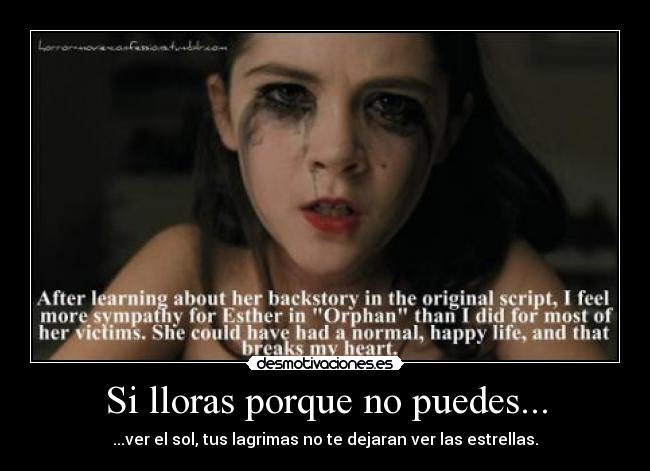 carteles tipico refran proverbio terror esther huerfana desmotivaciones