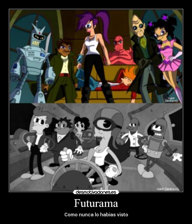 carteles futurama caricatura lol desmotivaciones