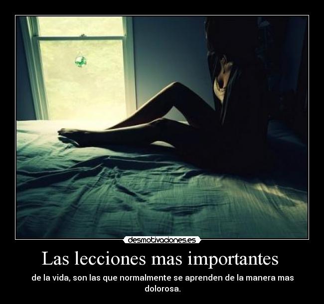 Las lecciones mas importantes  - 