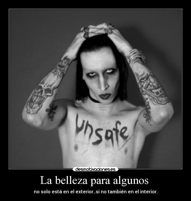 La belleza para algunos -