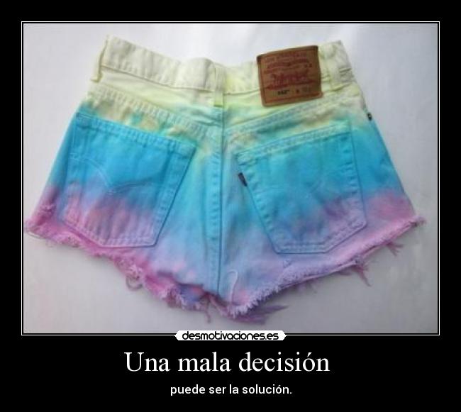 Una mala decisión  - 