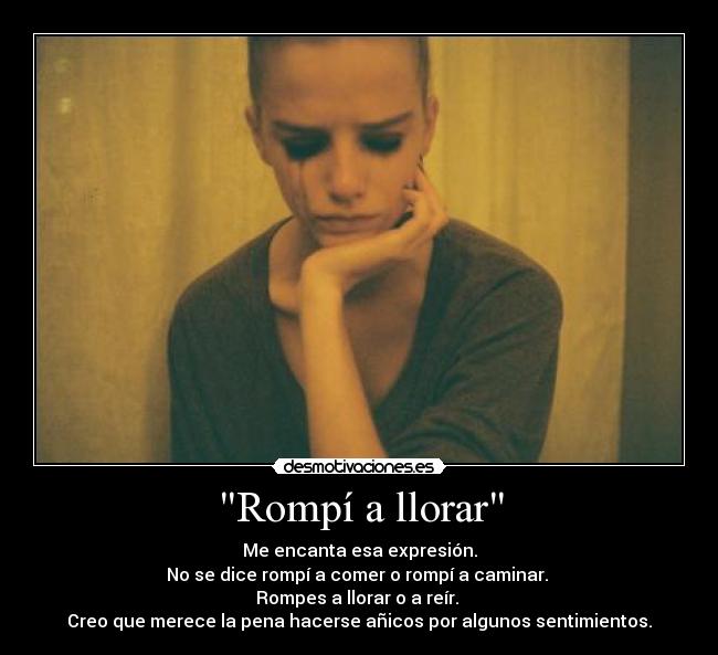 carteles llorar rompete desmotivaciones