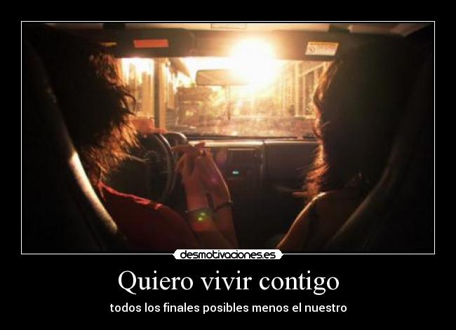 Quiero vivir contigo -