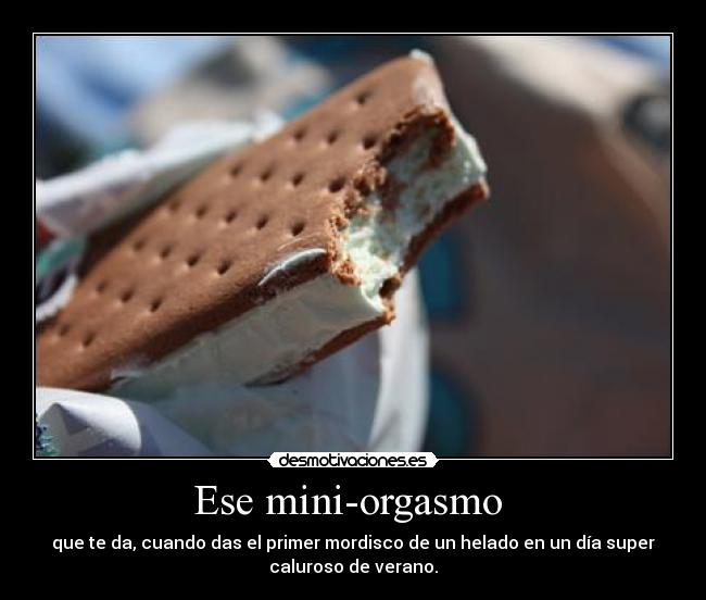 Ese mini-orgasmo  - 