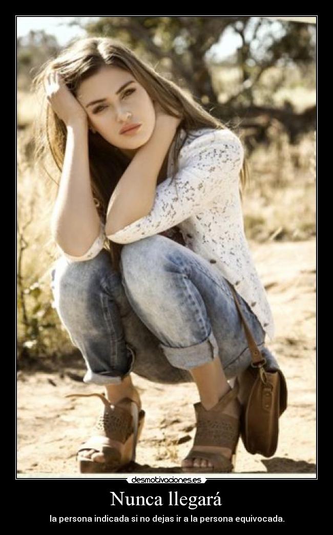Nunca llegará -