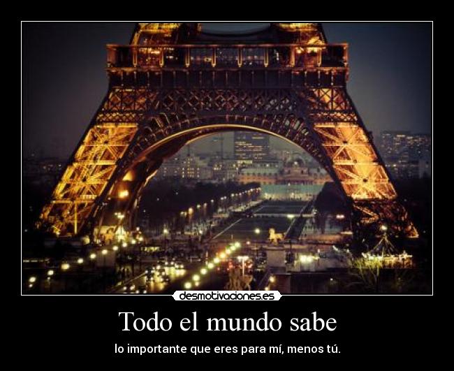 Todo el mundo sabe -