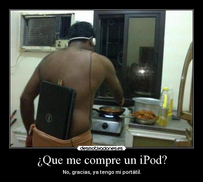 carteles ipod portatil desmotivaciones