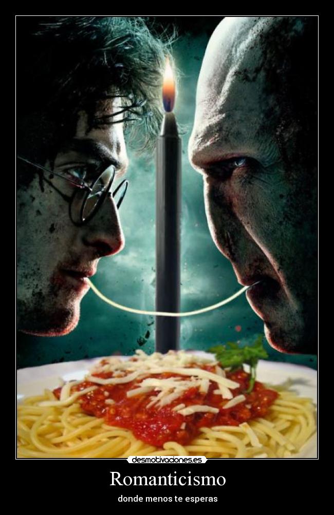 carteles romanticismo harry potter desmotivaciones