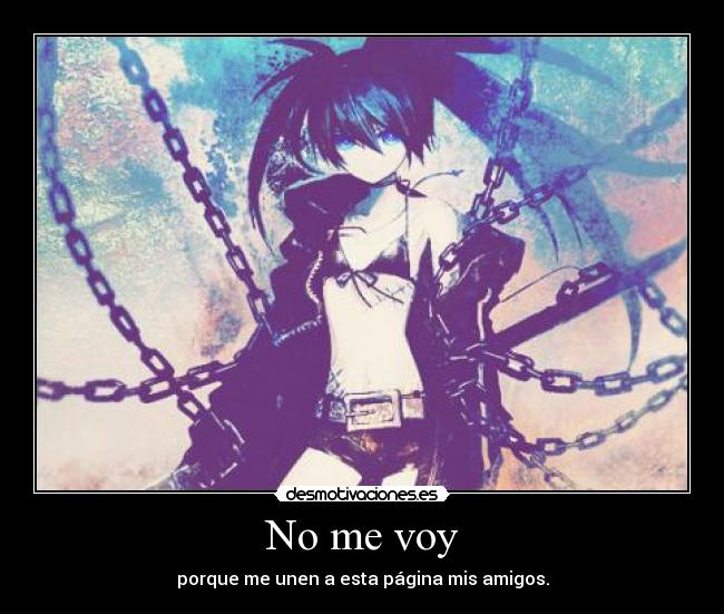 No me voy -
