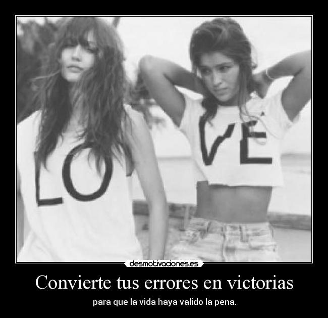 Convierte tus errores en victorias - 