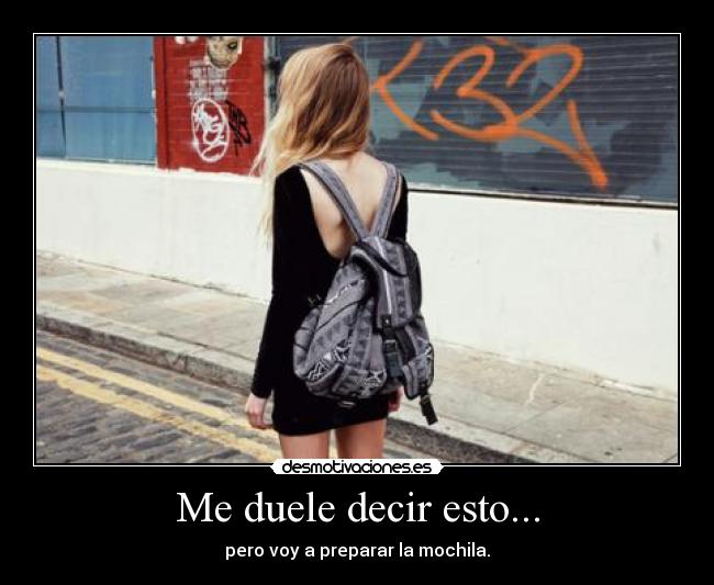 Me duele decir esto... - 