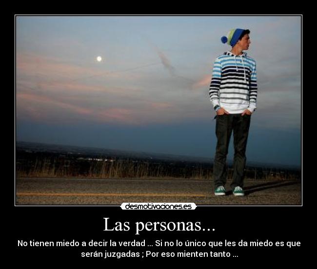 Las personas... -