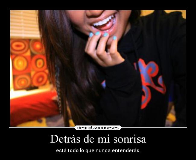Detrás de mi sonrisa -