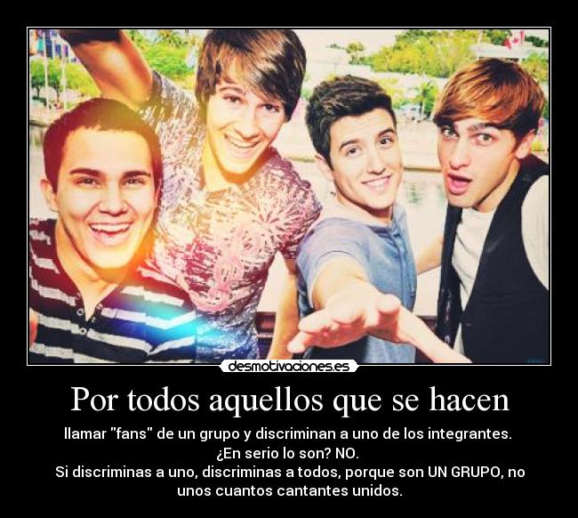 Por todos aquellos que se hacen -