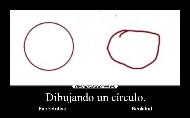 Dibujando un círculo. -