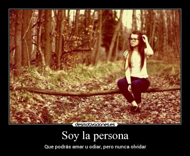 Soy la persona - 