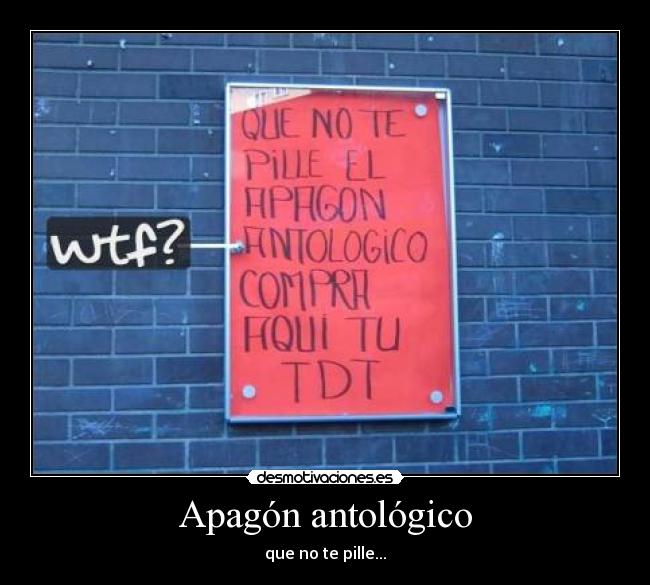 Apagón antológico -