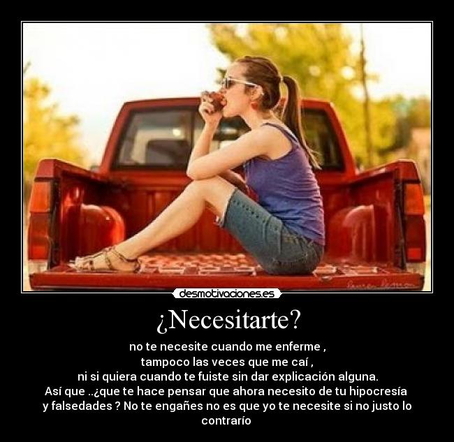 ¿Necesitarte? - 