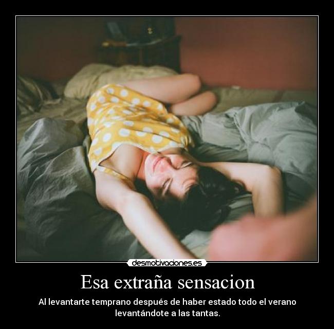 Esa extraña sensacion - 