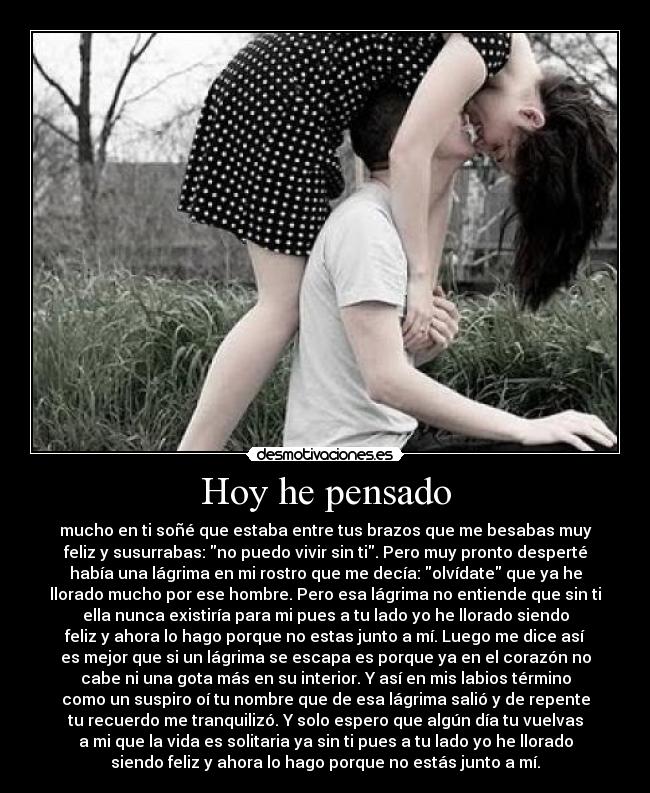 Hoy he pensado -