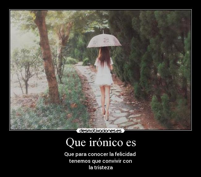 Que irónico es - 