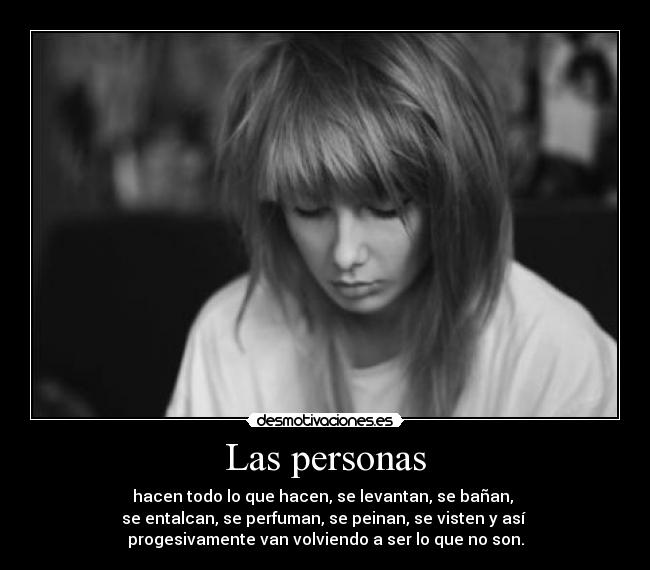 Las personas -