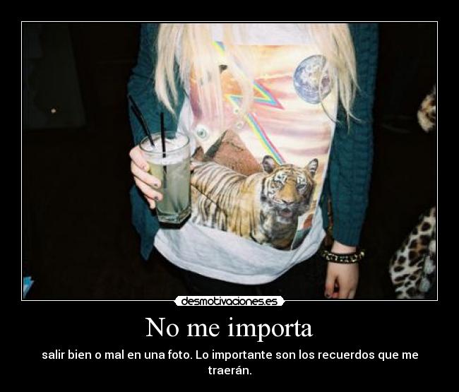 No me importa - 